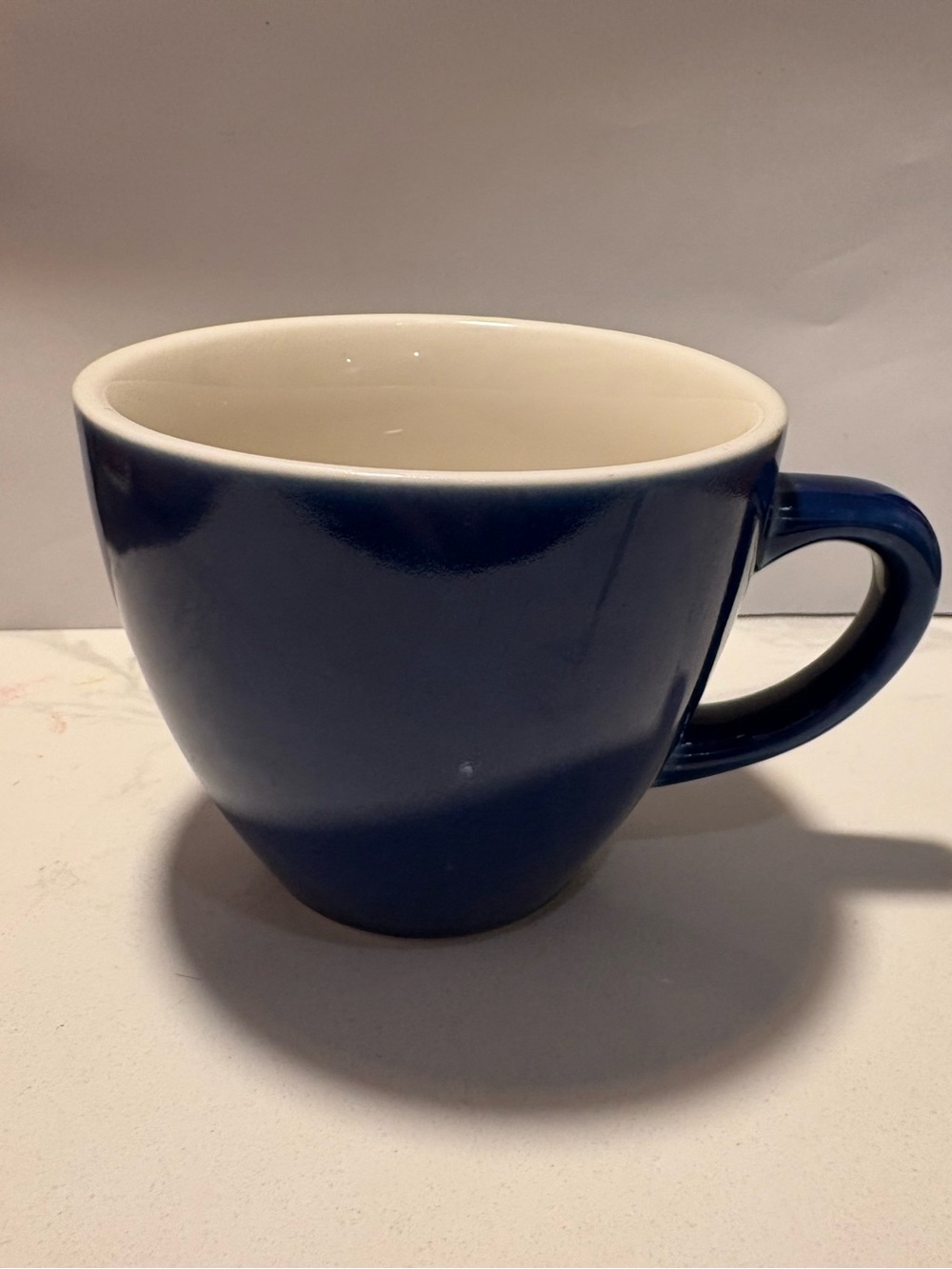 Ceramic Blue Two-Tone Coffee Mug - Classic Home Dining